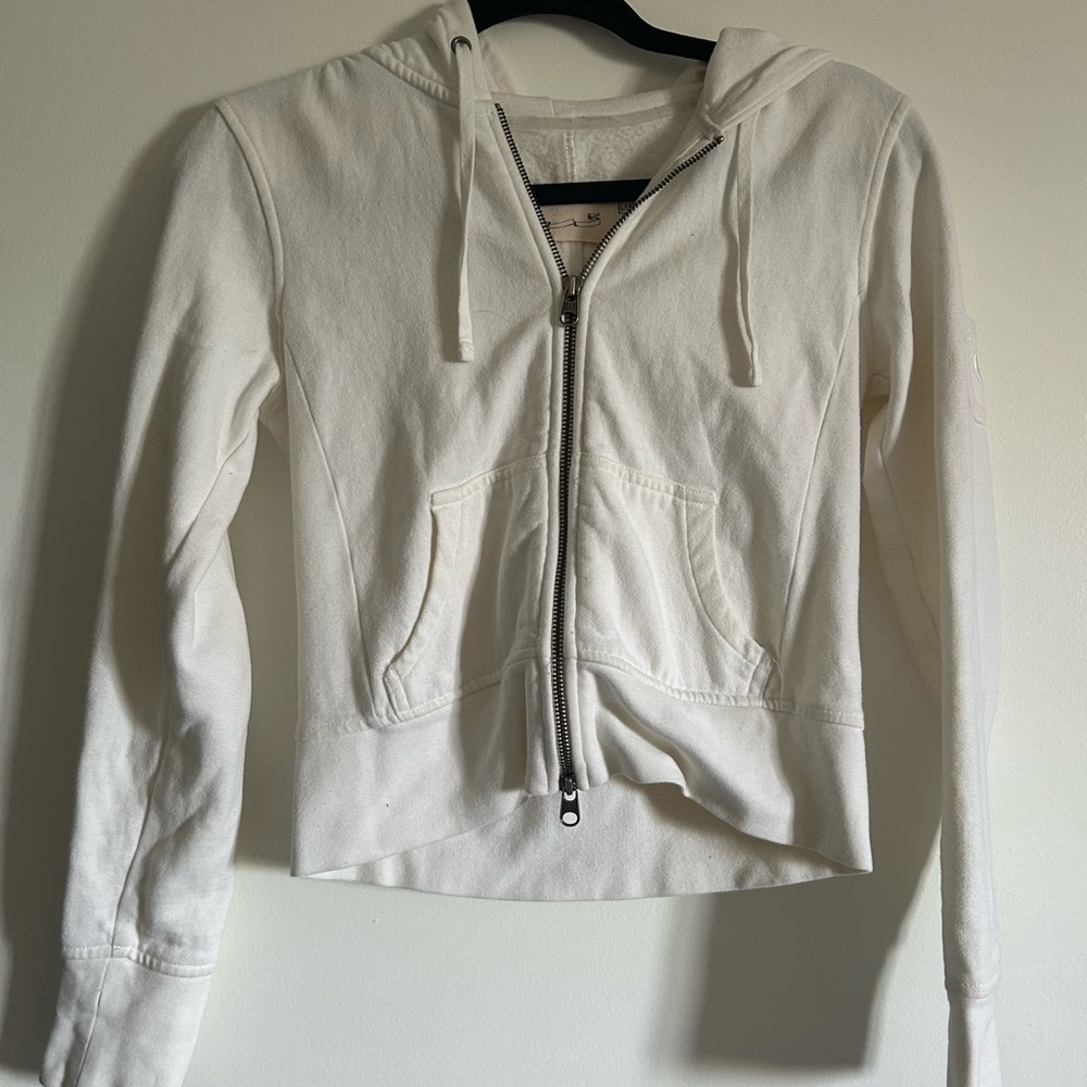 GAP Off-White Fleece Hoodie